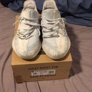 cloud white "non reflective" size 10 worn twice
